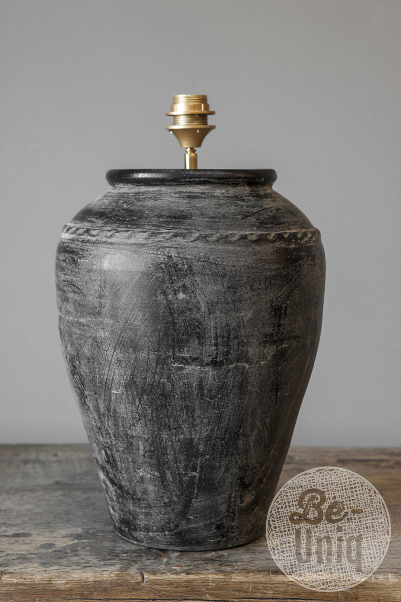 Kruiklamp Jonas | rustic black | excl. kap