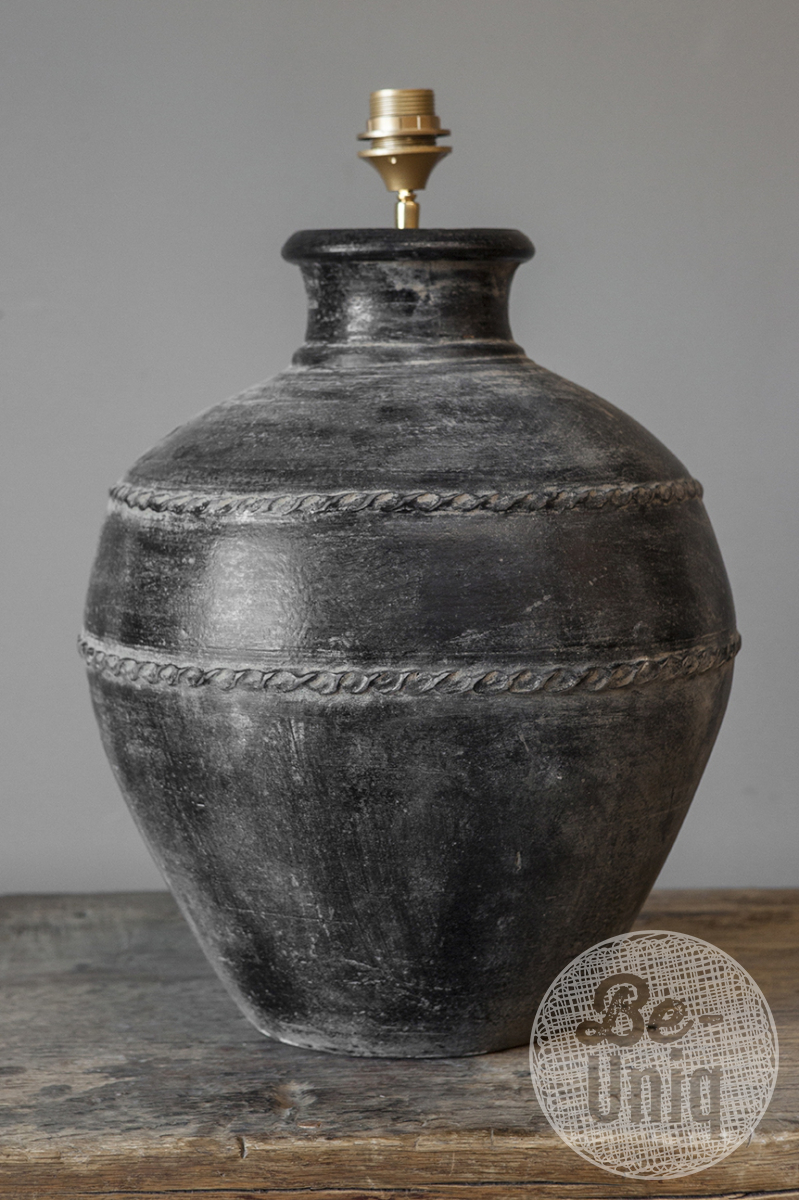 Kruiklamp Arabic | rustic black | excl. kap