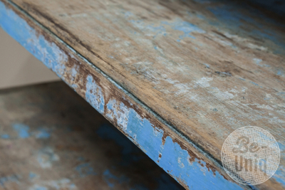 Boekenrek blauw | India