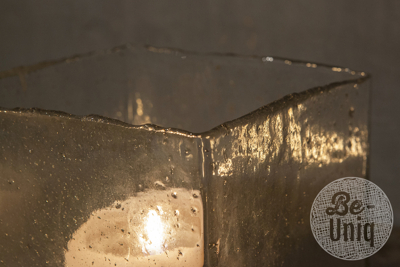 Windlicht Square M | organisch glas