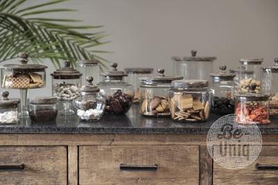 Glazen voorraadpot | Small
