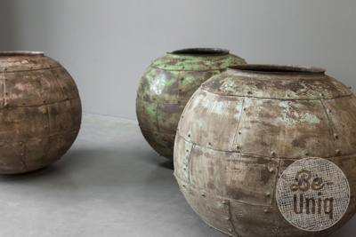 Metalen pot | kleurenmix