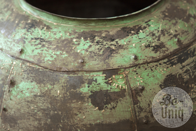 Metalen pot | kleurenmix