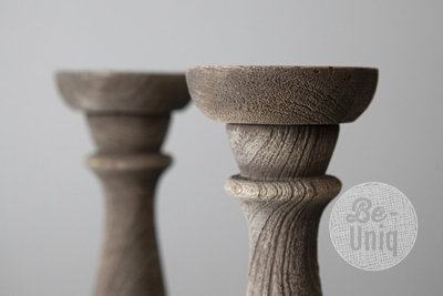 Kandelaar verweerd hout | Kees