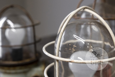 Origineel oude scheepslamp L | India