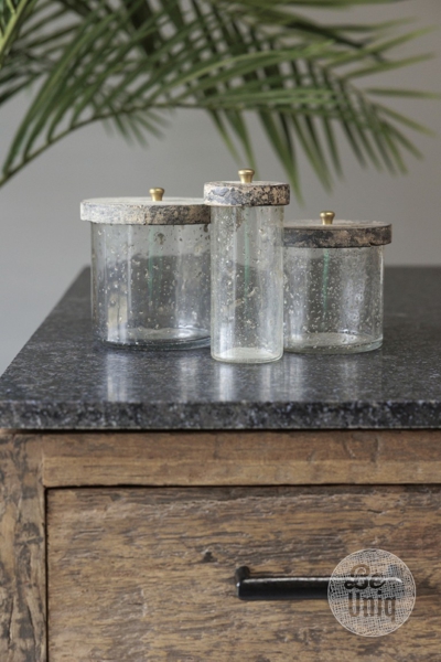 Glazen pot met deksel Lotte | medium