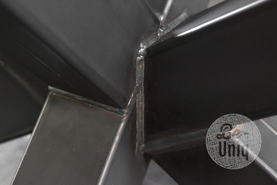 Metalen onderstel koker 10x10 | Spinpoot type C