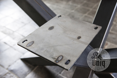 Metalen onderstel koker 10x10 | Spinpoot type C