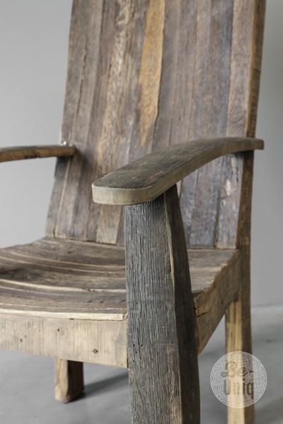 Oud houten fauteuil | India
