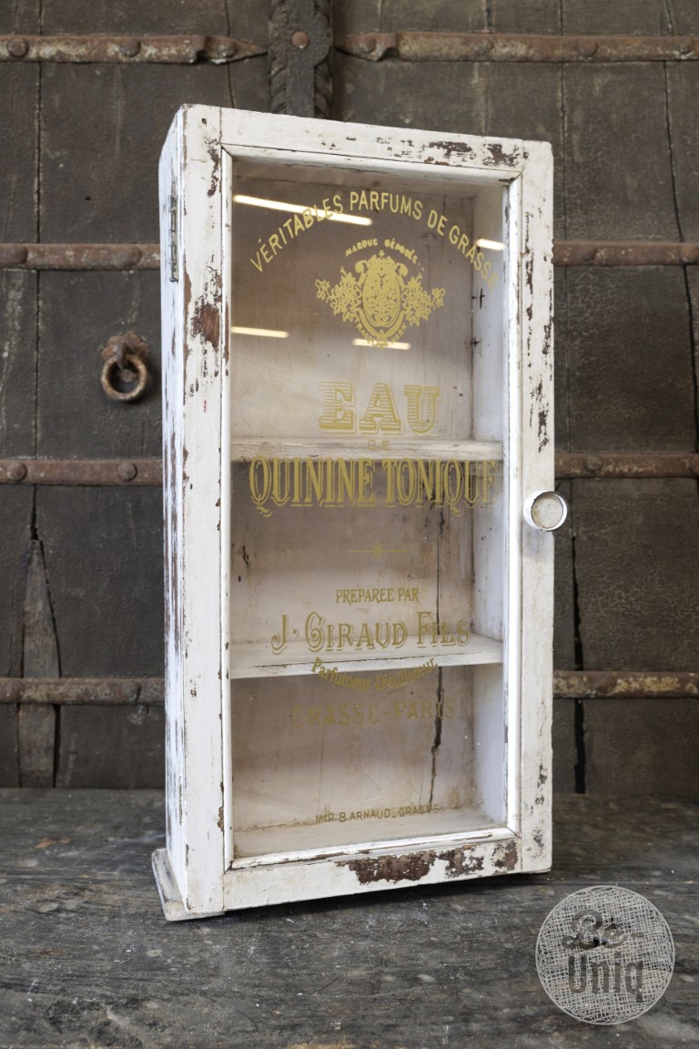 Origineel oud vitrinekastje | India