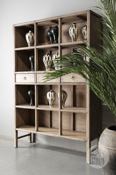 Boekenkast oud hout | China