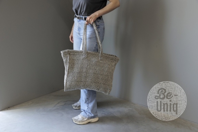 Tote bag black/white |  Be Uniq Lifestyle