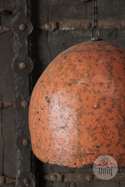 Antieke metalen hanglamp